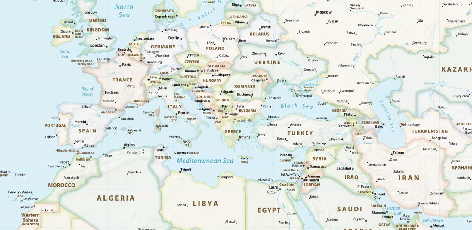 political-map Политическа карта