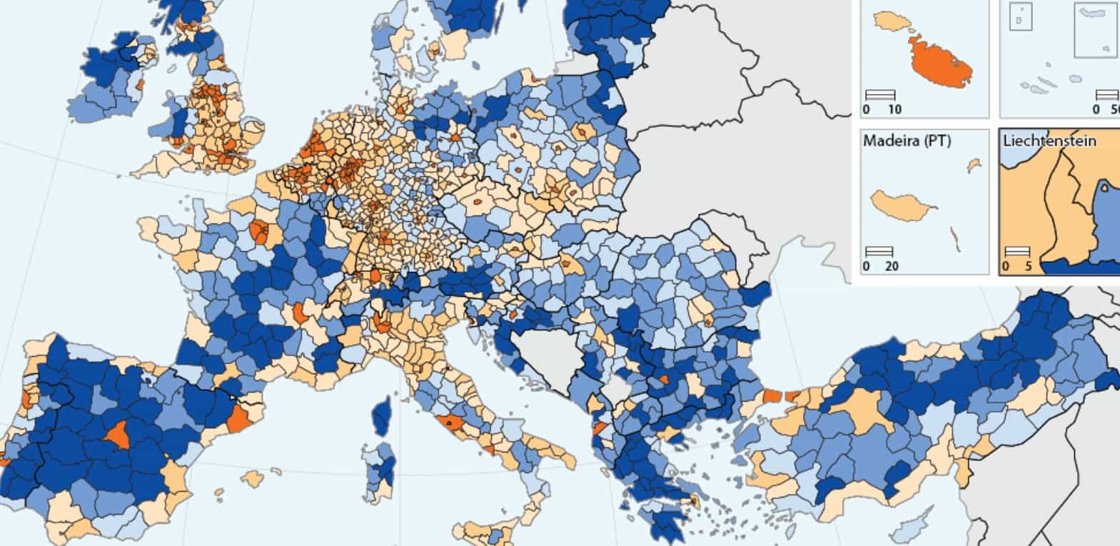population-map Популационна карта