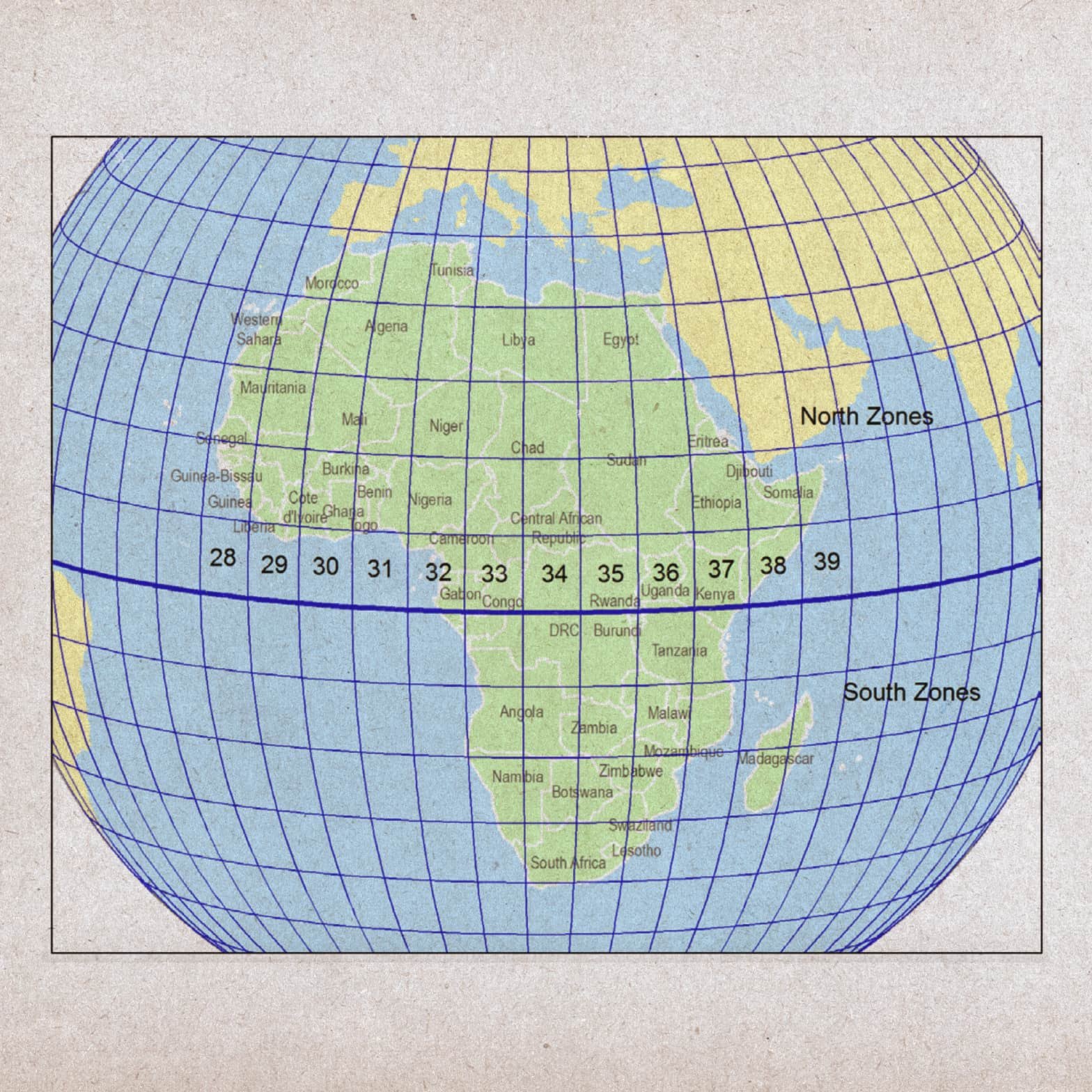 utm-zones-28-39 UTM зони от номер 28 до 39