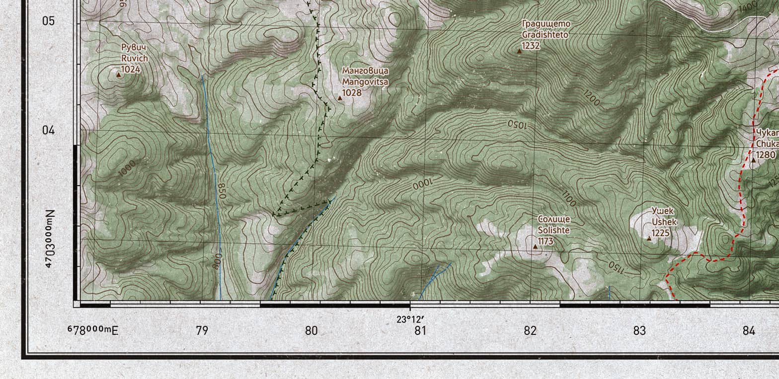 vitosha-utm Детайл от карта